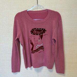 Vintage Sweater w/Bling • Sz L